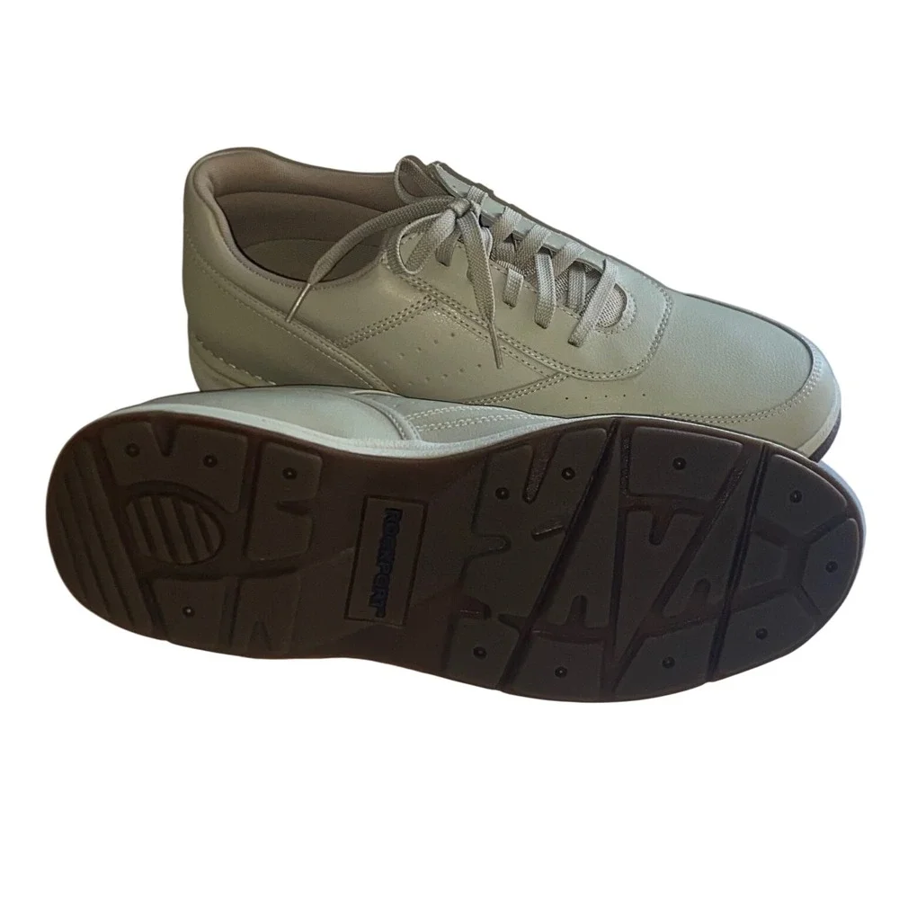 Rockport World Tour Classic Mens Walking Shoes Beige K71085 Size 12 W